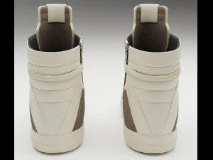 Sneakers Rick Owens Geobasket Converse Collection 3D Model