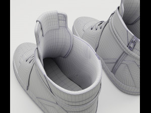 Sneakers Rick Owens Geobasket Converse Collection Modelo 3D