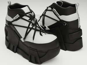 Sneakers Swear Black 3Dモデル