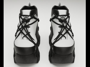 Sneakers Swear Black 3D Модель
