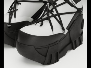Sneakers Swear Black 3D Модель