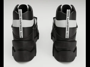 Sneakers Swear Black 3D Model