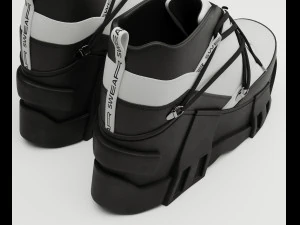 Sneakers Swear Black 3D Model