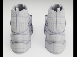Sneakers Swear Black 3D Модель