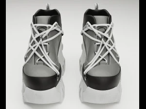 Sneakers Swear 3D Model