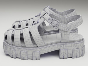 Sandals Prada 3D Model