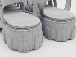 Sandals Prada 3D Model