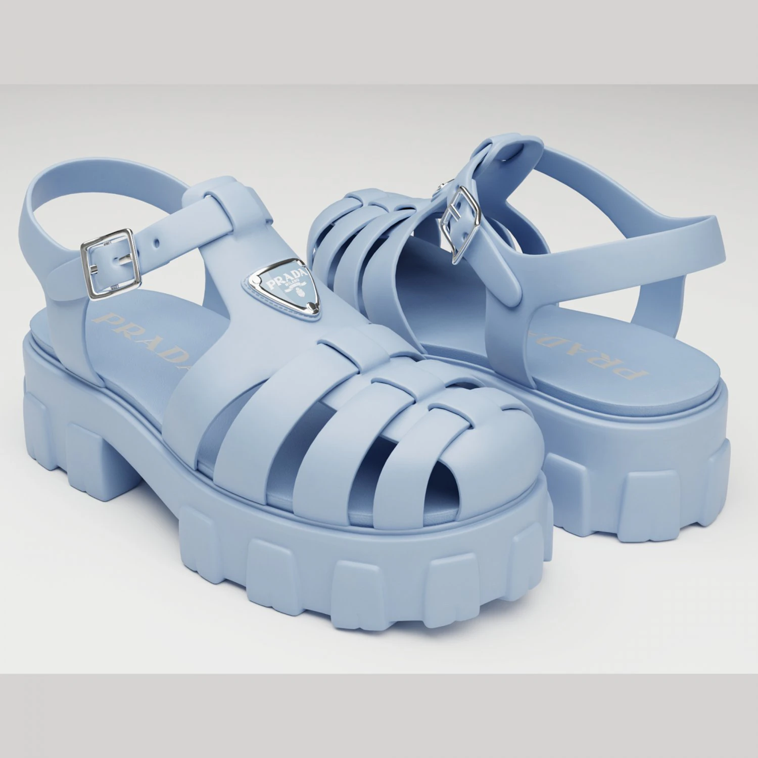 Sandali Prada Blu Modello 3D .c4d .max .obj .3ds .fbx .stl .blend 