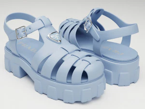 凉鞋 Prada 蓝色 3D 模型