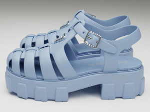 Sandali Prada Blu Modello 3D