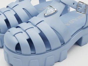 Sandali Prada Blu Modello 3D