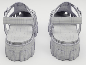 Sandals Prada Brown 3Dモデル