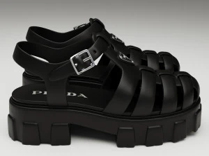 Sandals Prada on platform collection 3D Model