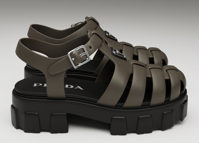 Prada top gladiator sandals