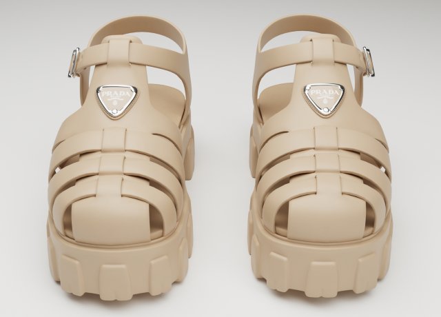 Prada jelly sandals online