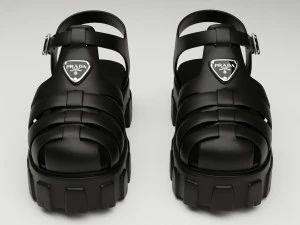 Sandals Prada on platform collection 3D Model