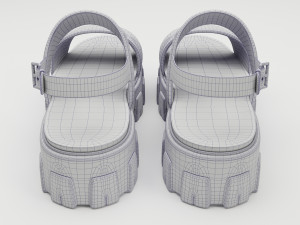 Sandals Prada Quilted 3Dモデル