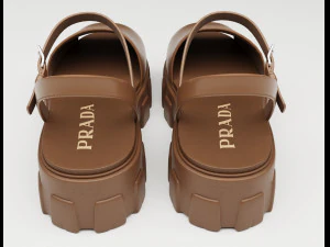 Monolith Platform Sandals Prada 3D Model