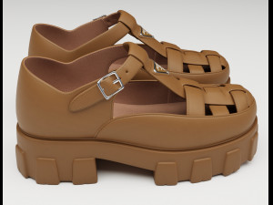 Chunky Sandals Prada Set Collection 3D Model