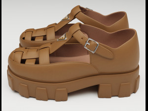 Chunky Sandals Prada Set Collection 3D Model