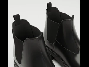 Boots Chelsea Prada Black 3D Model