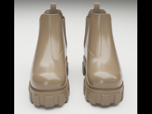 Boots Chelsea Prada 3D Model