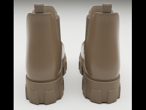 Boots Chelsea Prada 3D Model