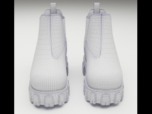 Boots Chelsea Prada 3D Model