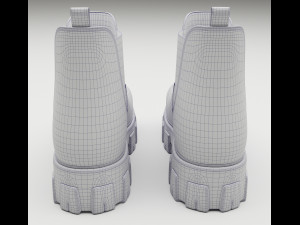 Boots Chelsea Prada 3D Model