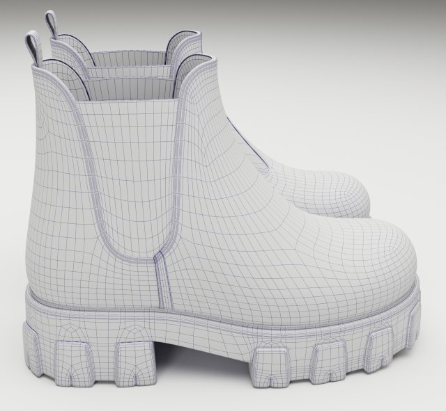 Prada white chelsea boots 2025