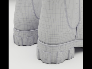 Boots Chelsea Prada 3D Model
