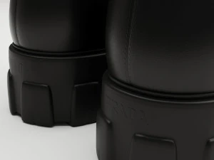 Prada monolith leather boots 3D Model