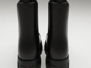 Prada monolith leather boots 3D Model