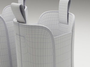 Prada monolith leather boots 3D 模型
