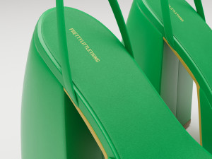 Heels prettylittlething green 3D 모델
