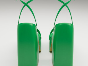 Heels prettylittlething green 3D 모델