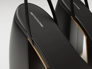 Heels prettylittlething black 3D Model