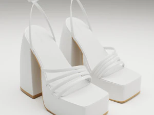 Heels prettylittlething collection set 3D Model