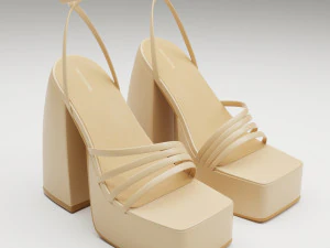 Heels prettylittlething collection set 3D Model