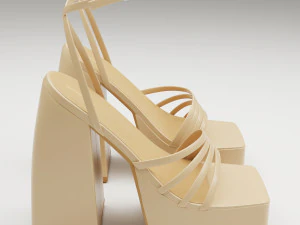 Heels prettylittlething collection set 3D Model