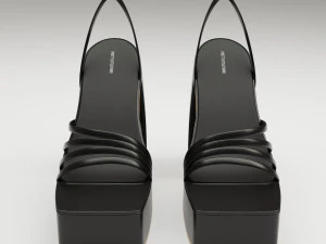 Heels prettylittlething collection set 3D Model