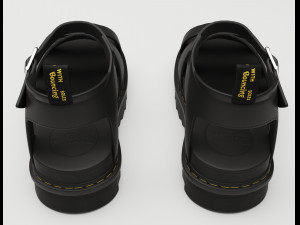 Blaire Hydro Leather Strap Sandals Dr Martens Model 3D