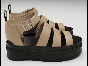 Sandali con cinturino Dr Martens Modello 3D