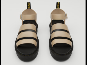 Strap Sandals Dr Martens 3Dモデル