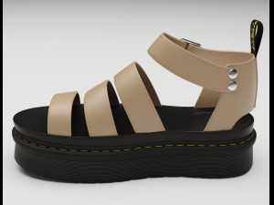 Strap Sandals Dr Martens 3Dモデル