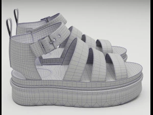 Strap Sandals Dr Martens 3D Model