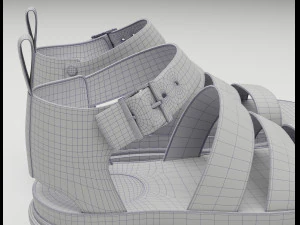 Strap Sandals Dr Martens 3D Model