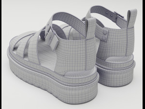 Strap Sandals Dr Martens 3Dモデル