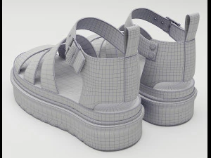Strap Sandals Dr Martens 3D Model