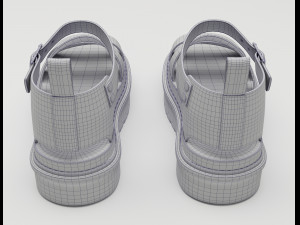 Strap Sandals Dr Martens 3Dモデル